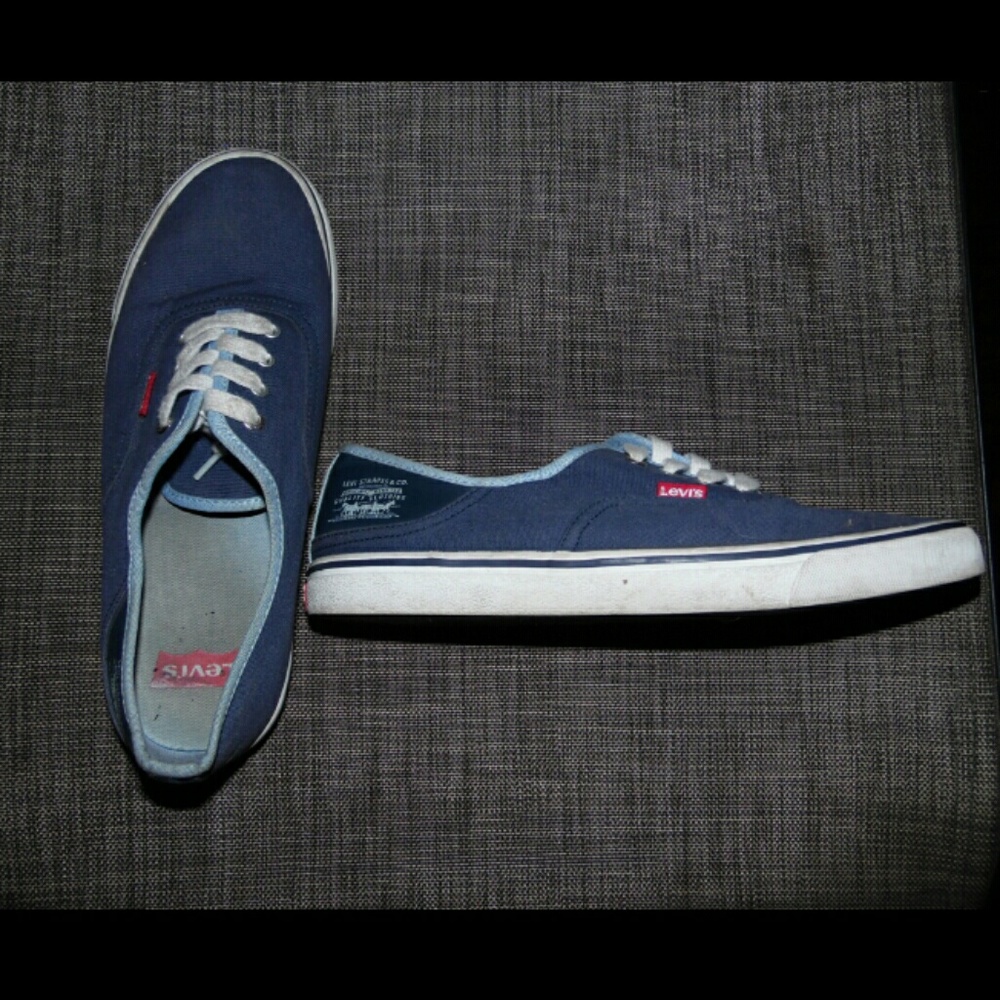 Levi's Corduroy and Baby Blue Shoes